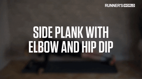 Side Plank With Elbow and Hip Dip
