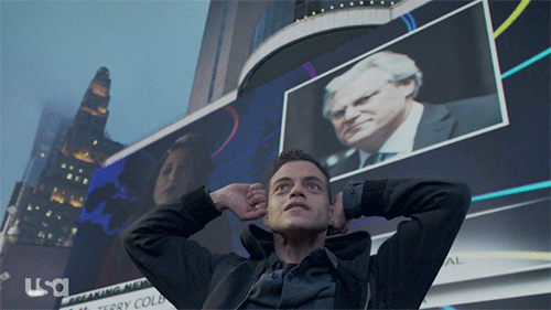 Excited Mr Robot GIF - Find & Share on GIPHY