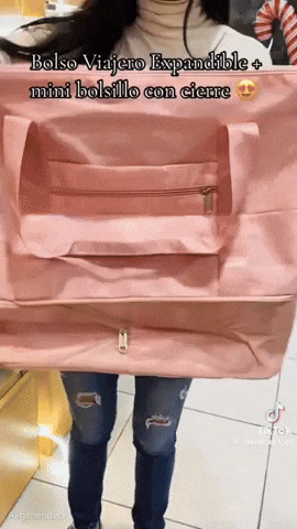 Bolso extensible en uso