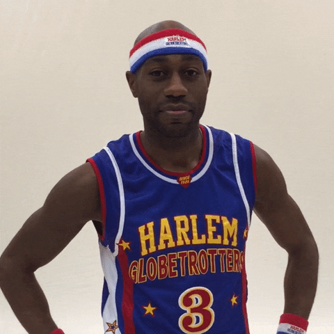 Harlem Globetrotters what confused huh que