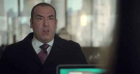 Shocked Louis Litt GIF by Suits - Find & Share on GIPHY