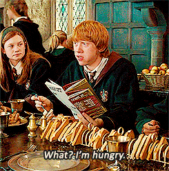 Image result for ron weasley eating gif