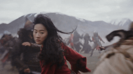 Mulan fighting gif