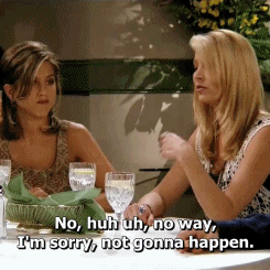 not going to happen lisa kudrow gif - find & share on giphy