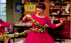 Image result for Glee Christmas gif