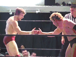 Kenny Omega and The American Dragon battle for the win.: SquaredCircle