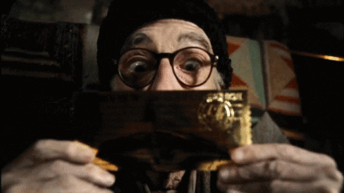 Charlie and the Chocolate Factory Ticket Gif