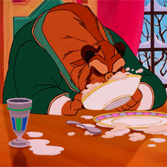 Beauty And The Beast Oatmeal GIF - Find & Share on GIPHY