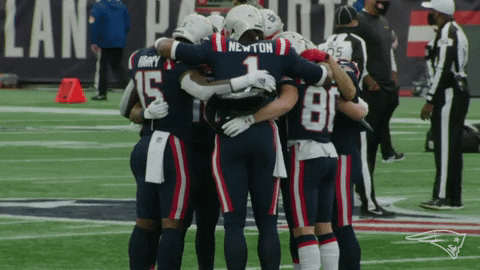 Cam Newton Reaction GIF by New England Patriots - Find & Share on GIPHY