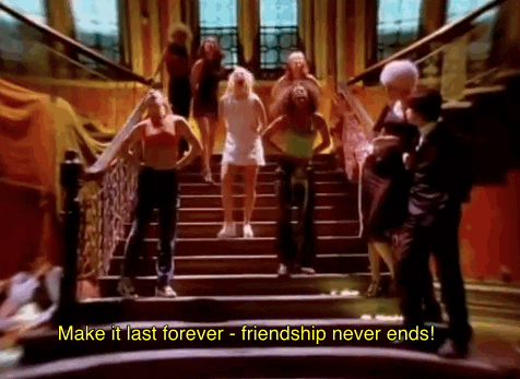 Image result for friendship never ends gif