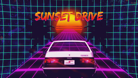 Sunset Drive  GIFs  Find Share on GIPHY