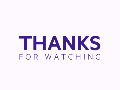 Thanks for watching.