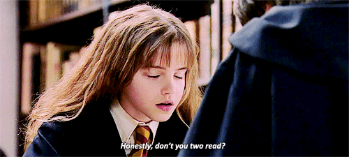 Read Hermione Granger GIF - Find & Share on GIPHY