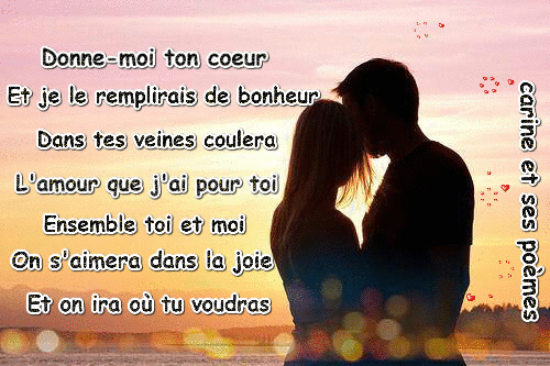 Poeme d'amour rencontre sur le net