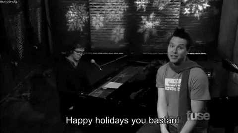 music black and white holidays merry christmas blink 182