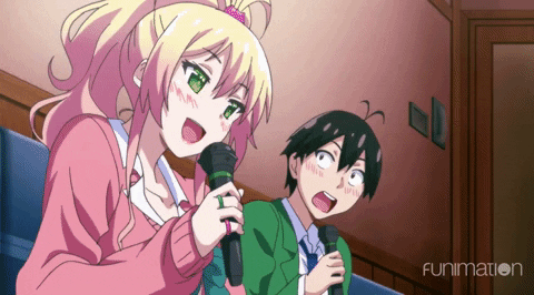 My First Girlfriend Is A Gal Karaoke GIF by Funimation - Find & Share