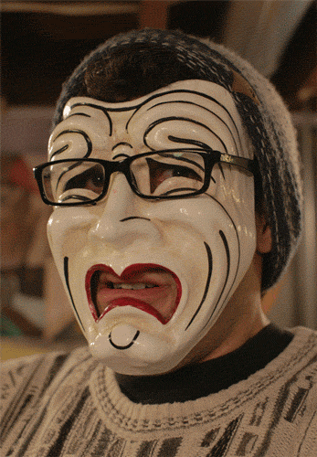 Glasses Mask GIF by hateplow