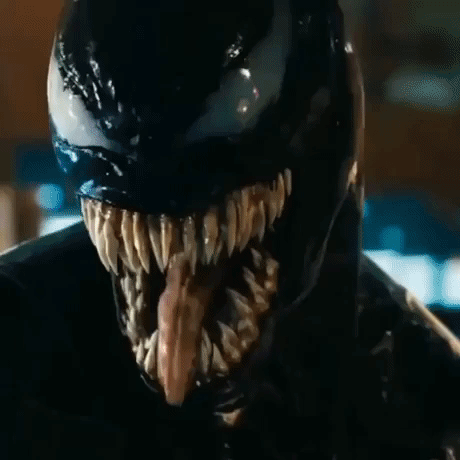 Venom Vs Shibu in hollywood gifs