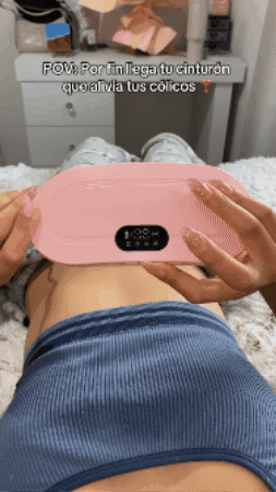 Cintur&oacute;n menstrual en acci&oacute;n