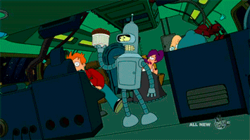 futurama free waterfall gif
