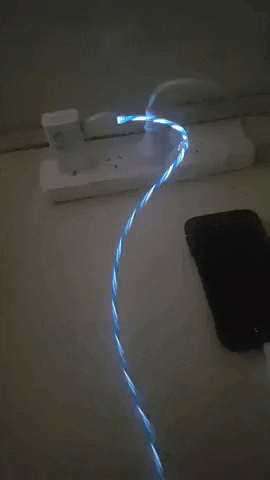 This charging cable is lit af in random gifs