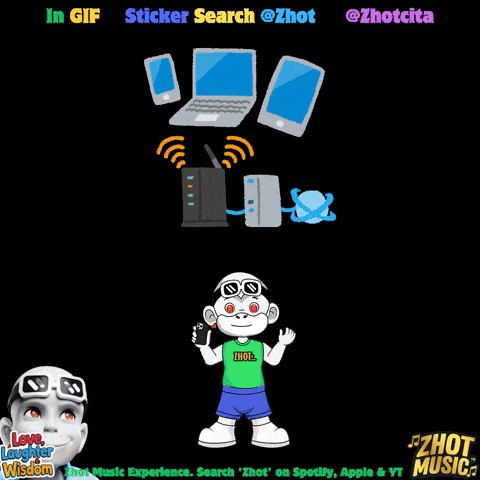 Internet Router GIF