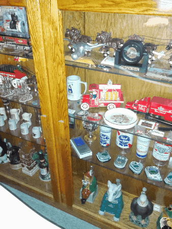 Curio cabinet – memorabilia and steins 3