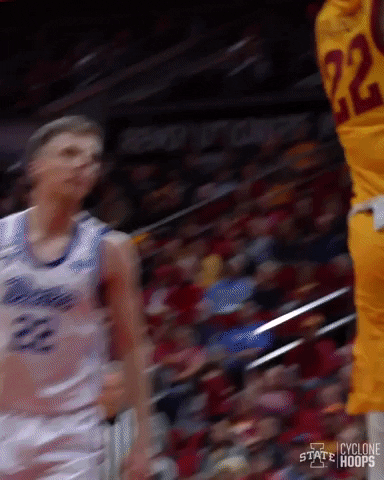 Iowa State Basketball Dunk GIF by CyclonesTV
