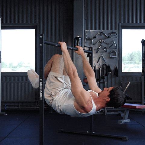Advanced Tuck Scapula Pull Ups demonstration