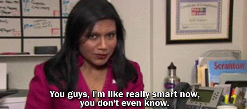 mindy kaling quote about being smart