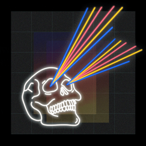 Glowing New Wave GIF by ptrzykd