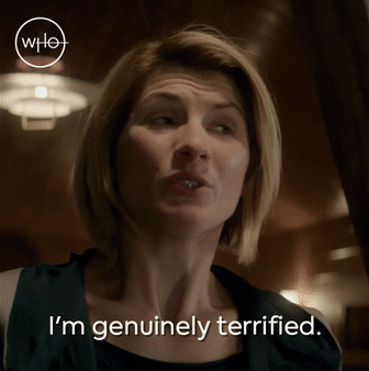 Scared Jodie Whittaker GIF by Doctor Who