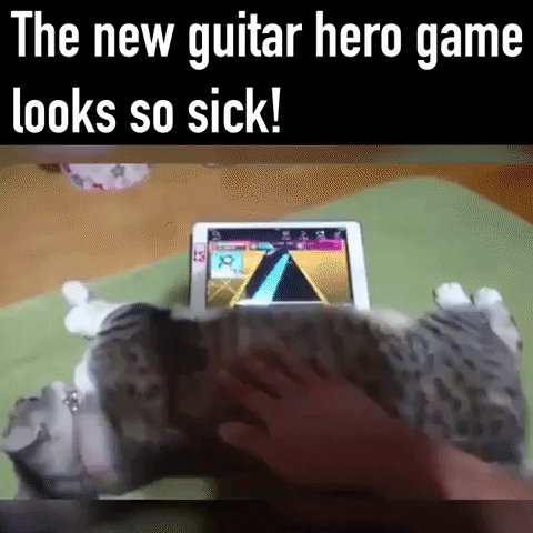 Guitar Hero Game in gaming gifs