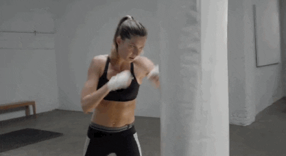 Image result for gif boxing gisele