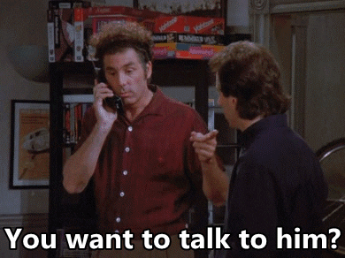 du vill prata med honom Jerry Seinfeld GIF-hitta Dela på GIPHY