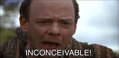  shocked the princess bride wallace shawn inconceivable GIF