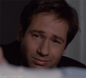 Fox Mulder Crying GIF