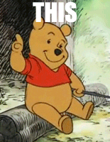Pooh says this.