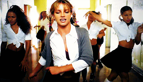 dancing britney spears badass iconic hit me baby one more time