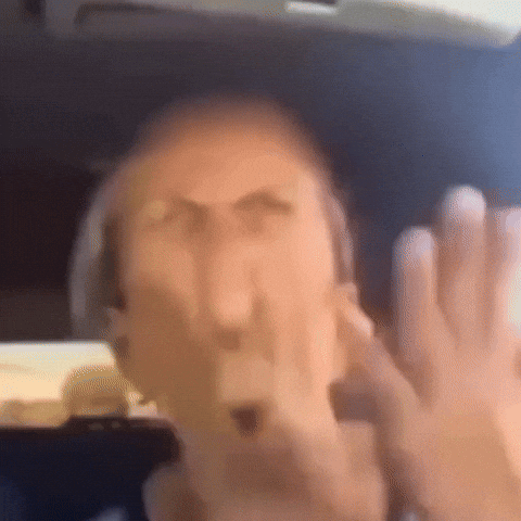 yap yelling GIF to use in Instagram comments