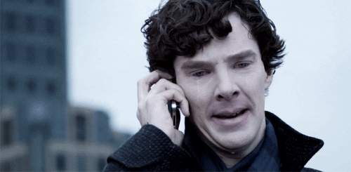 Image result for crying sherlock gif