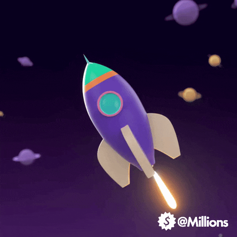 Space Rocket GIF by Millions - Find & Share on GIPHY