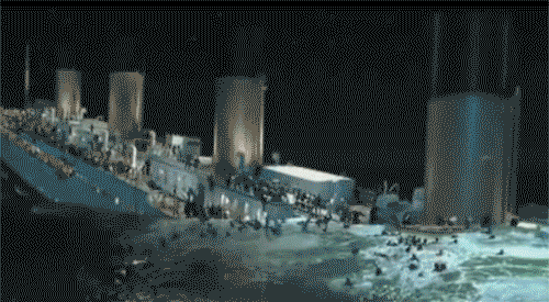 Afbeeldingsresultaat voor titanic animated gif