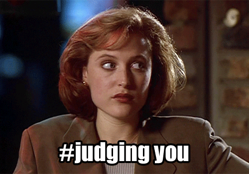 judging you reaction gillian anderson dana scully the x-files