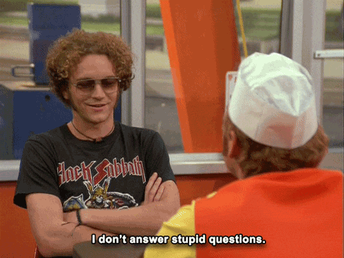 Steven Hyde with arms crossed saying, 
