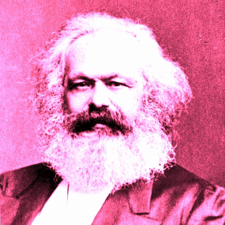 Flashing Of Karl Marx GIF