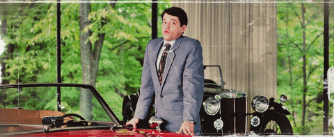 Matthew Broderick in Ferris Bueller's Day Off.