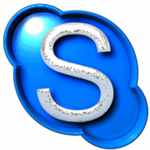cute skype logo