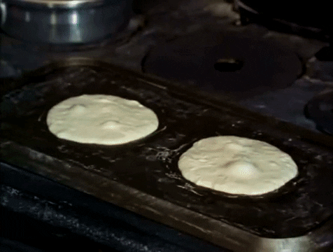cabin fever pancakes gif