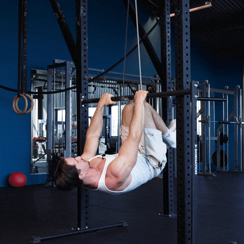Assisted Tuck Front Lever Pull Ups demonstration